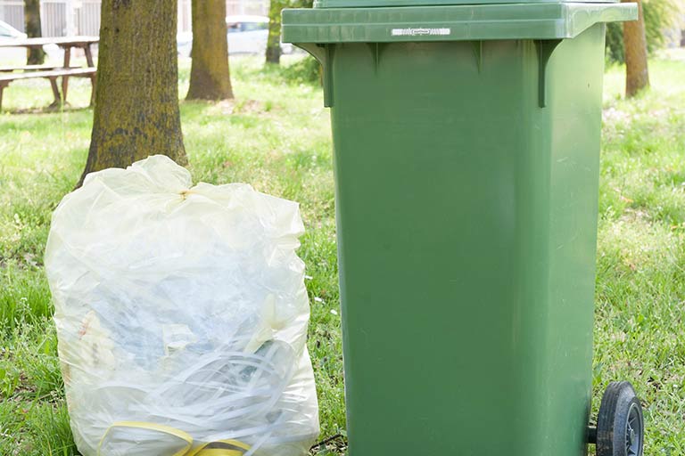 Sacco e bidone raccolta puntuale RFID