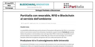 Artioclo di blockchain4innovation riguardante blockchain