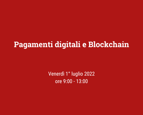 Cover di pagamenti digitali e blockchain