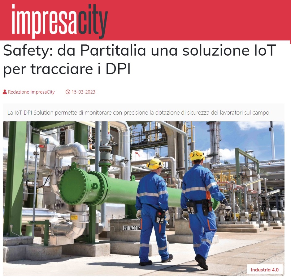 partitalia presenta iot dpi solution per la sicurezza dei lavoratori 