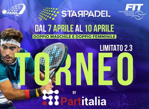 Partitalia sponsorizza "ASD Starpadel" Legnano