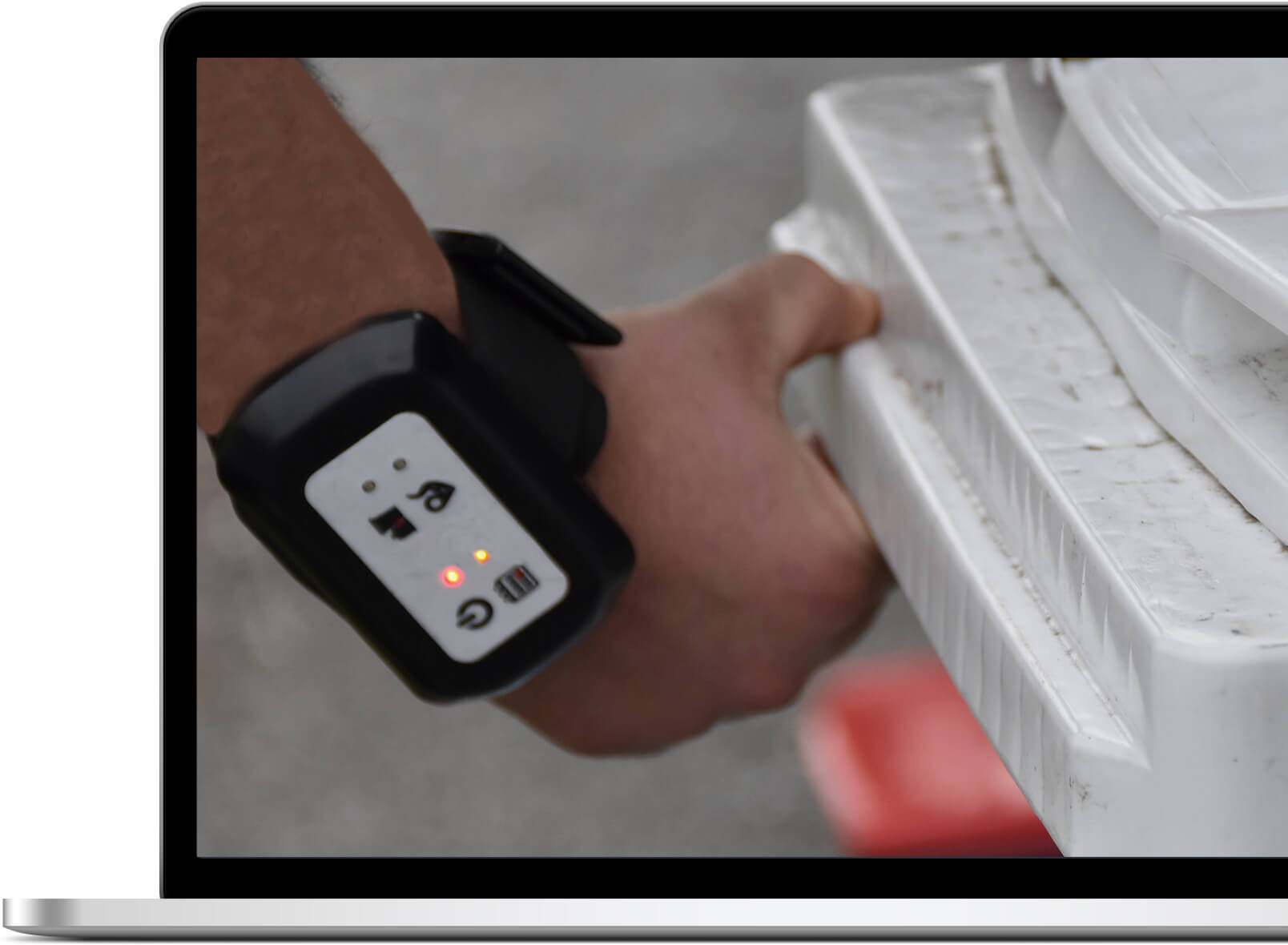 Wearable RFID per raccolta rifiuti RFID